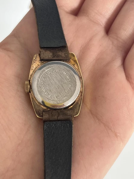Onsa Deri Kordon Vintage Kadın Kol Saati 025 (Kutusuz) - Resim 3