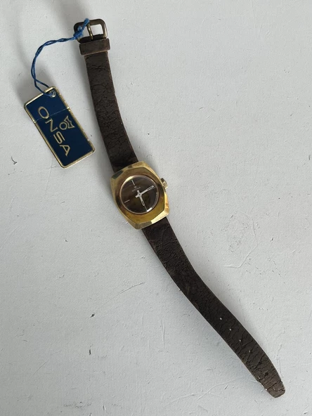 Onsa Deri Kordon Vintage Kadın Kol Saati 025 (Kutusuz) - Resim 9