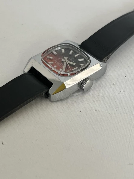 Onsa Deri Kordon Vintage Kadın Kol Saati 022 (Kutusuz) - Resim 6