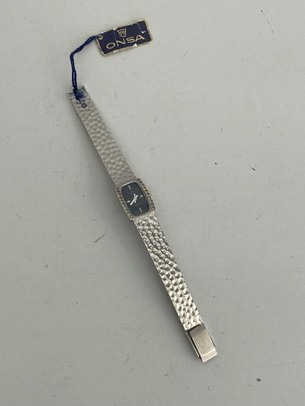 Onsa Çelik Kordon Vintage Kadın Kol Saati 032 (Kutusuz) - Resim 8