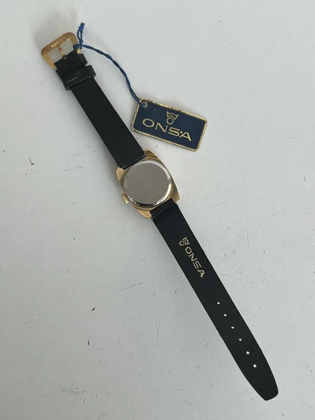 Onsa 25mm Deri Kordon Vintage Kadın Kol Saati 021 (Kutusuz) - Resim 5