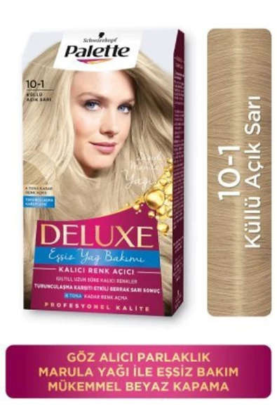 Palette Deluxe Kit Saç Boyası-10.1-Küllü Açık Sarı
