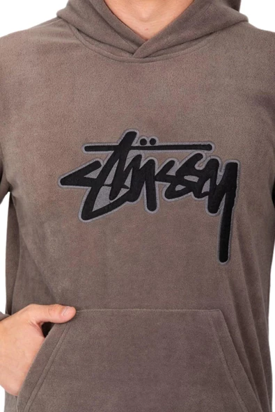 Erkek Kapüşonlu Polar Sweatshirt 6786 BGL-ST03219 - Resim 6