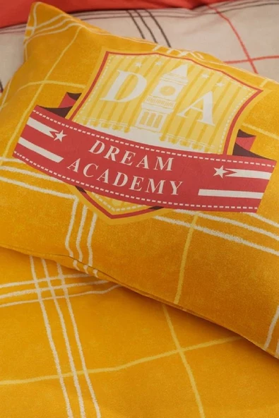 Young Bts Academy Sarı %100 Pamuk Tek Kişilik Nevresim Takımı - 3
