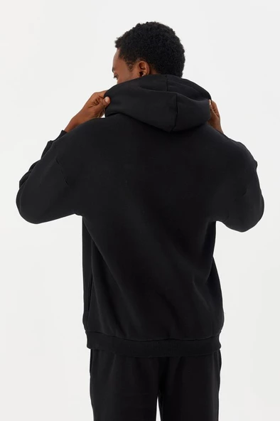 No Fear Erkek Sweatshirt Kapüşonlu Siyah M500241 - 4