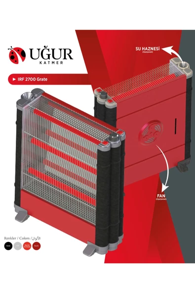 Grate Irf 2700 Elektirikli Isıtıcı Elektirikli Soba - 2
