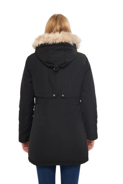 Kadın Spor Kapüşonlu Mont  M5565 BGL-ST03223 - Resim 10