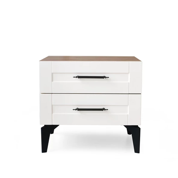 Çakıl MDF 2 Çekmeceli Komodin 55x43x53cm - 4