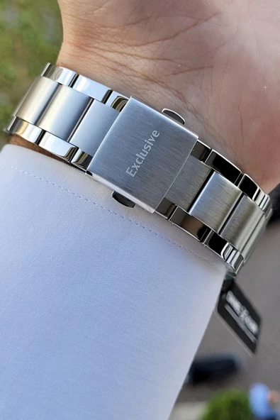 Daniel Klein DKISTE780 Kadranı Laciverrt Renk İç Göstergeleri Aktif Erkek Kol Saati - Resim 5