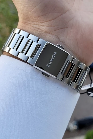 Daniel Klein DKISTE778 Kadranı Lacivert Kordonu Gümüş Renk İç Göstergeleri Aktif Erkek Kol Saati - Resim 5