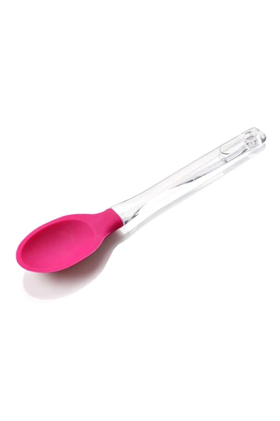Mika Saplı Silikon Kaşık 30 Cm Narçiçeği - 3
