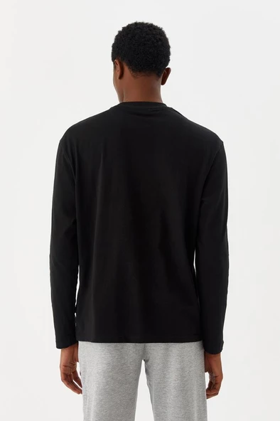 No Fear Erkek T-shirt Uzun Kollu Siyah M500228 - 4