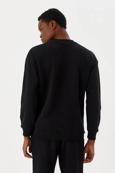 No Fear Erkek Sweatshirt Siyah M500260 - 6