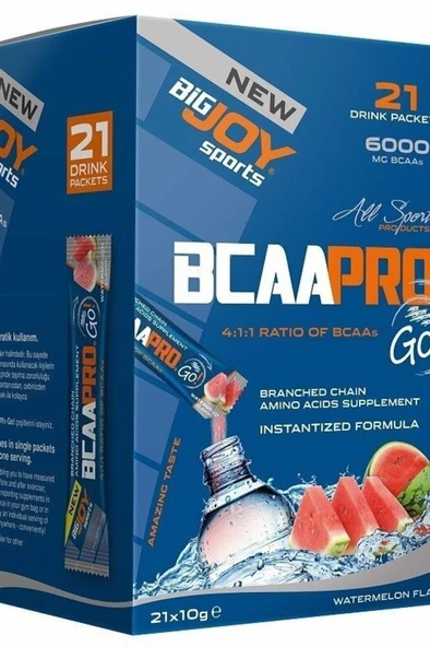 Bigjoy Sports Bcaa Pro Go! 21 Drink Packets Karpuz