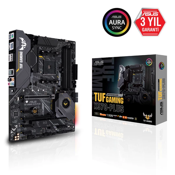Asus TUF Gaming X570-PLUS AMD X570 4400MHz DDR4 Soket AM4 ATX Anakart