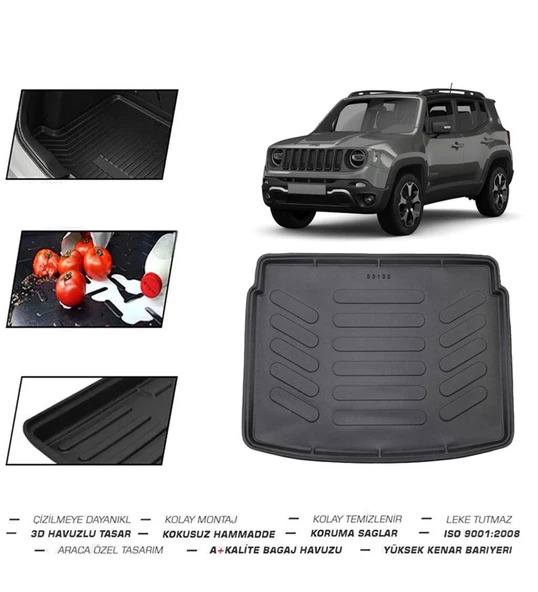 Jeep Renegade Üst Bagaj 2023 Model Bagaj Havuzu - Resim 2