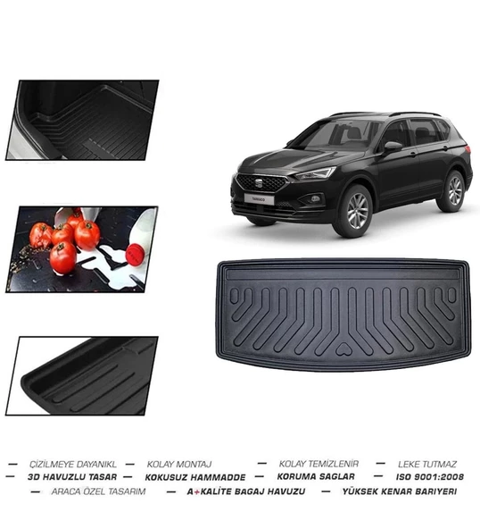 Seat Tarraco 7 Koltuk 2021 Model Bagaj Havuzu - Resim 2