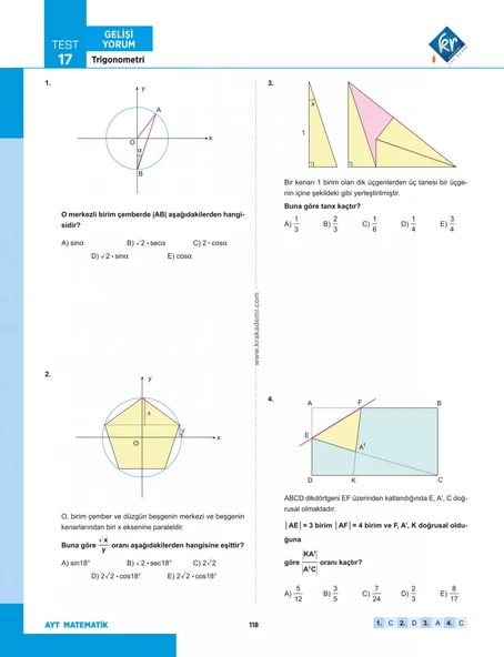 Eyüp B. AYT Matematik Soru Bankası - 4