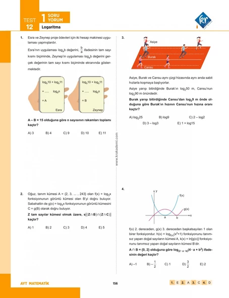 Eyüp B. AYT Matematik Soru Bankası - 5