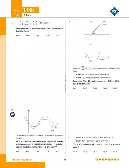 Eyüp B. AYT Matematik Soru Bankası - 3