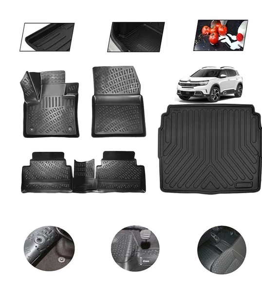 Citroen C5 Aircross 2023 Model 4D Bagaj Paspas Set