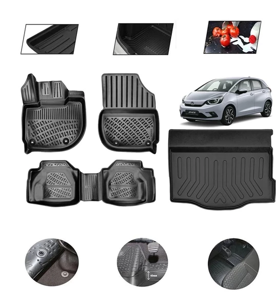 Honda Jazz Crosstar 2023 Model 4D Bagaj Paspas Set