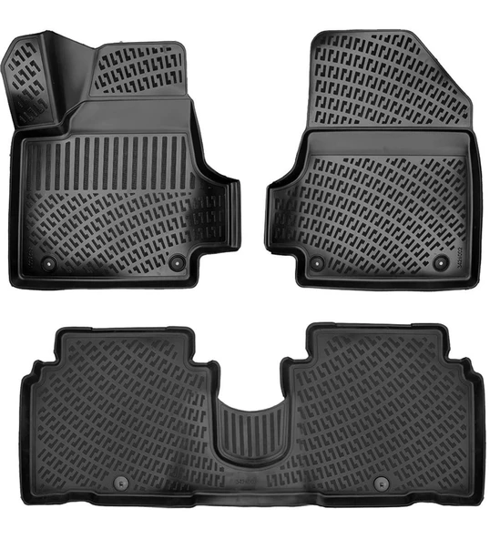 Hyundai İoniq 5 2023 Model 4D Bagaj Paspas Set - Resim 2