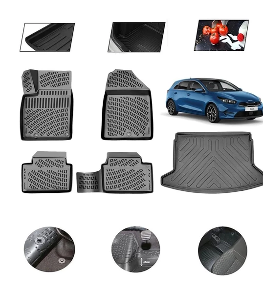 Kia Ceed HB 2023 Model 4D Bagaj Paspas Set