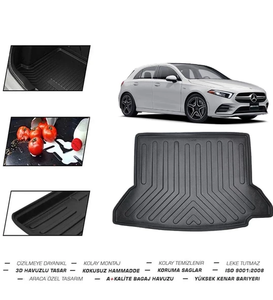 Mercedes A Serisi W177 Sedan Kulaklı 2024 Model Bagaj Havuzu - Resim 2