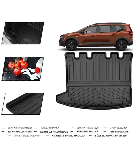 Dacia Jogger 5-7 Koltuk 2023 Model Bagaj Havuzu - 2