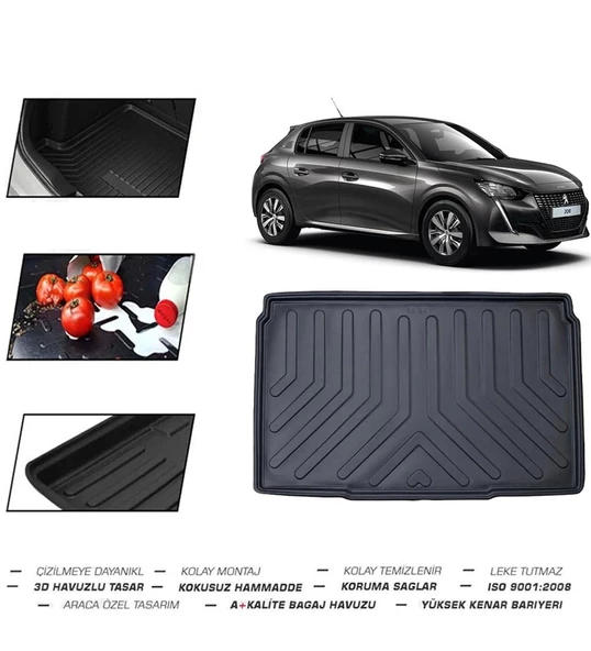 Peugeot 208 2024 Model Bagaj Havuzu - Resim 2