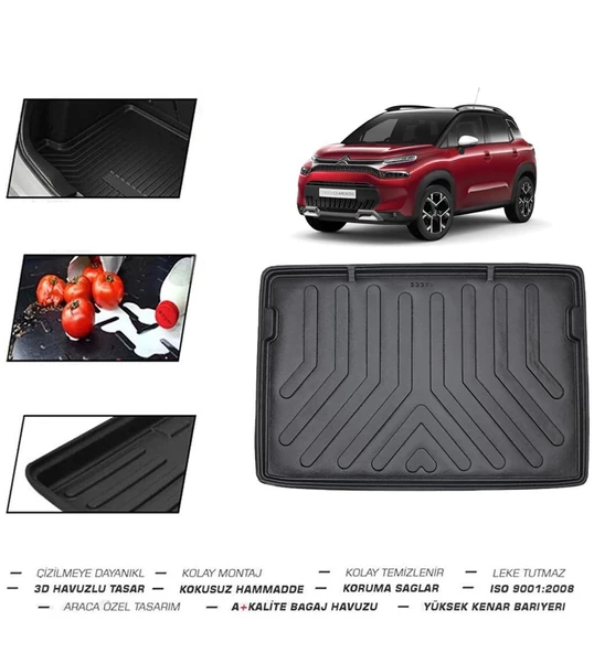 Citroen C3 Aircross Üst Kısım 2019 Model Bagaj Havuzu - Resim 2