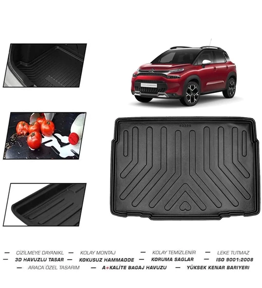 Citroen C3 Aircross Alt Kısım 2019 Model Bagaj Havuzu - Resim 2