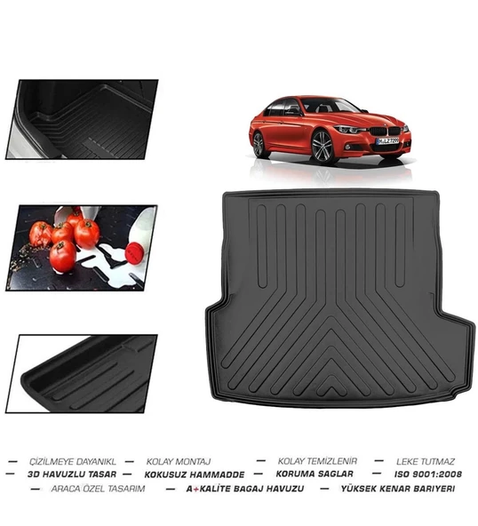Bmw 3 Serisi F30 Station Wagon 2013 Model Bagaj Havuzu - 2