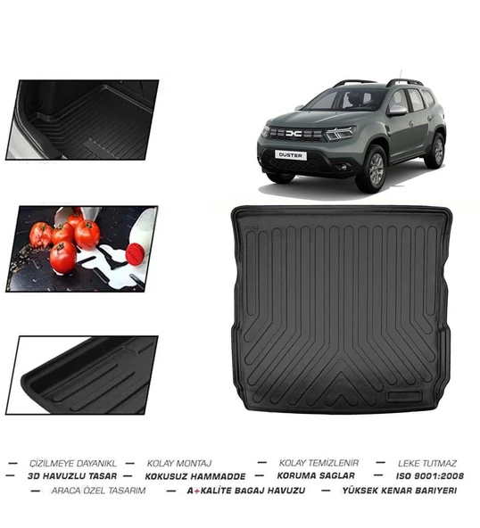 Dacia Duster 4 WD (4x4) 2025 Model Bagaj Havuzu - Resim 2
