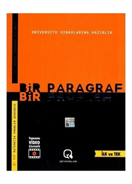 QR Yayınları TYT Bir Paragraf Bir Problem