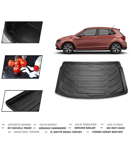 Volkswagen Polo Üst Kısım 2022 Model Bagaj Havuzu - Resim 2