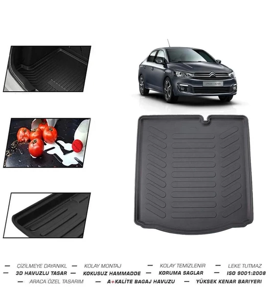 Citroen C-Elysee 2023 Model Bagaj Havuzu - Resim 2