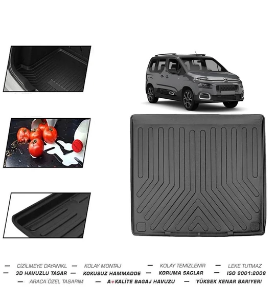 Citroen Berlingo Seperatörlü 2025 Model Bagaj Havuzu - 2