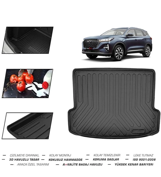 Chery Tiggo 8 Pro Luxury Paket 2022 Model Bagaj Havuzu - Resim 2