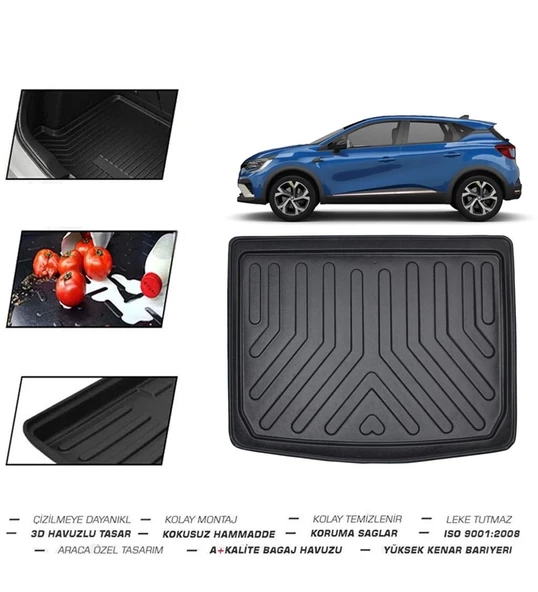 Renault Captur Alt Bagaj 2024 Model Bagaj Havuzu - 2