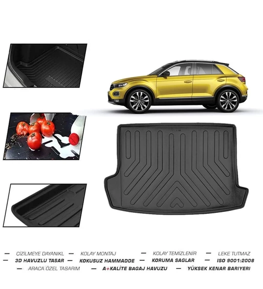 Volkswagen T-Roc Üst Bagaj 2019 Model Bagaj Havuzu - Resim 2