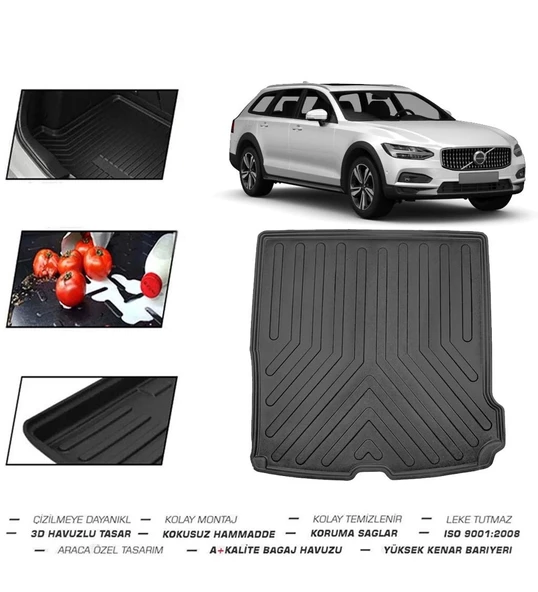 Volvo V90 Cross Country 2016 Model Bagaj Havuzu - Resim 2