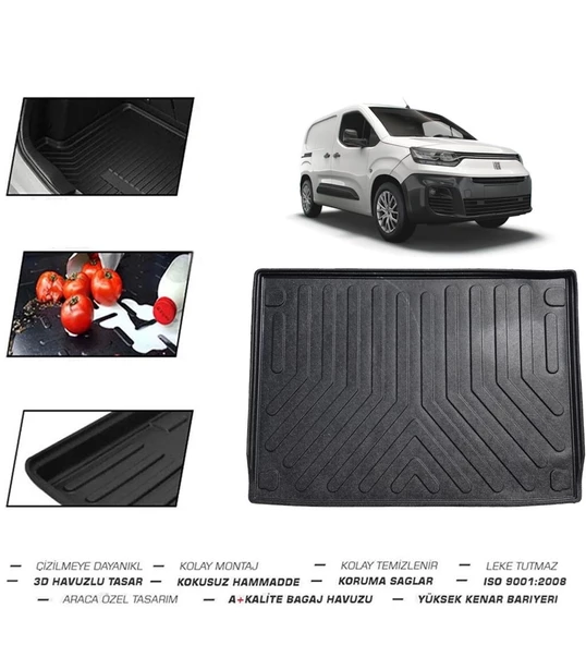 Fiat Doblo Seperatörlü 2025 Model Bagaj Havuzu - Resim 2