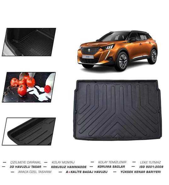 Peugeot 2008 Üst Bagaj (Elektrikli) 2024 Model Bagaj Havuzu - 2