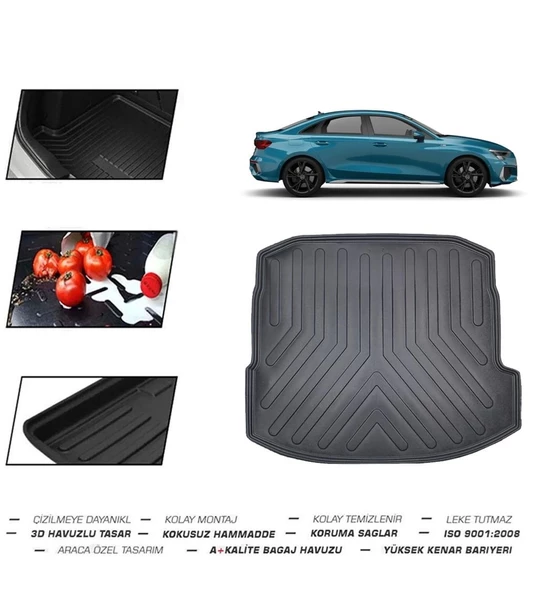 Audi A3 Sedan 2020  Model Bagaj Havuzu - Resim 2