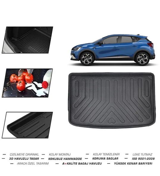 Renault Captur Üst Bagaj 2024 Model Bagaj Havuzu - 2