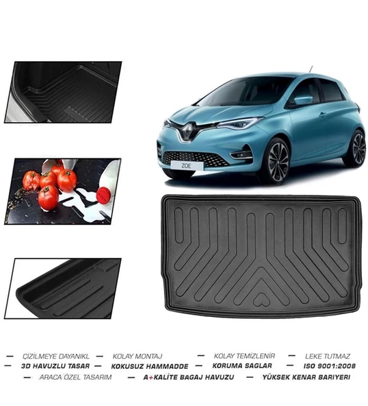 Renault Zoe (Elektrikli) 2014 Model Bagaj Havuzu - Resim 2