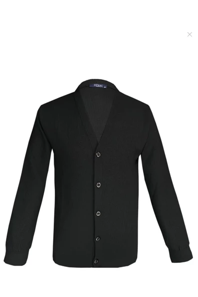 RAHAT KALIP WAFFLE DESENLİ DÜĞMELİ TRİKO HIRKA - 3