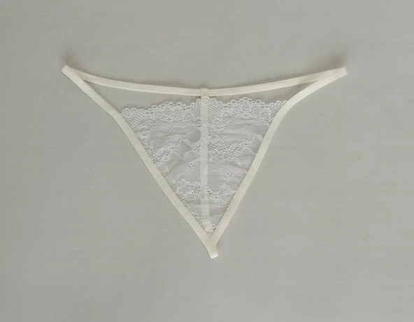 ASM1234 Kadın 4 Lü Renkli Dantel İlk Aşkım String - 8